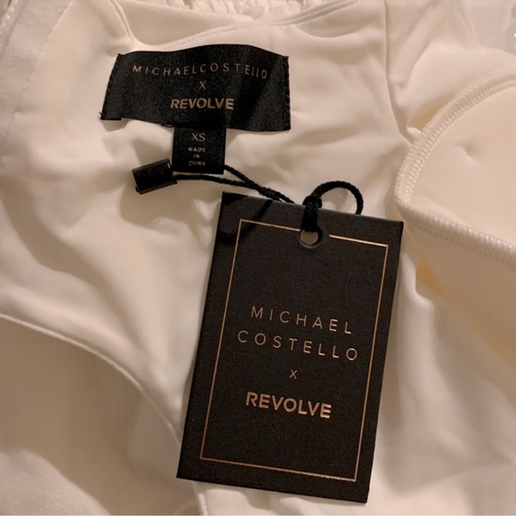 Michael Costello X REVOLVE Zola Dress In White Size XS - Picture 4 of 4